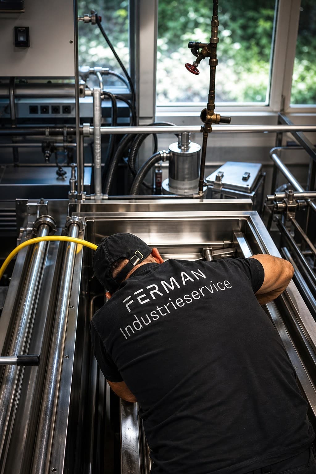 Ferman Industrieservice bei der Industriereinigung
